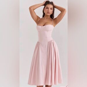HOUSE OF CB Samaria Corset Fit & Flare Dress